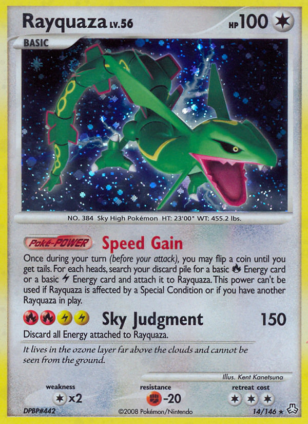 Rayquaza (14/146) [Diamond & Pearl: Legends Awakened] | Good Games Modbury