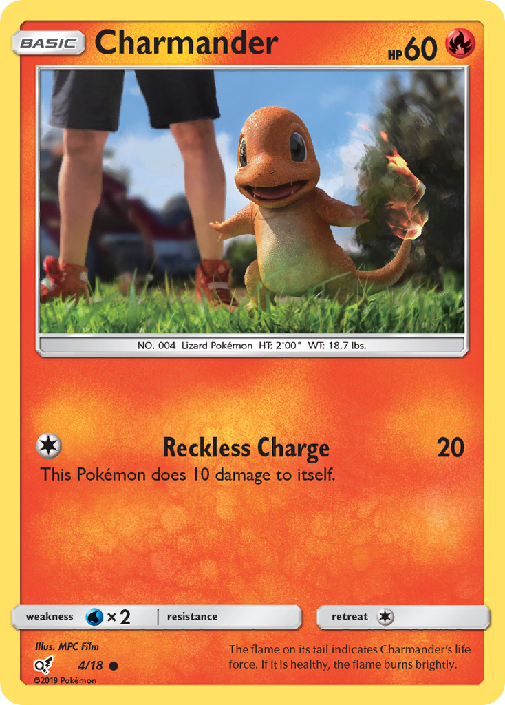 Charmander (4/18) [Sun & Moon: Detective Pikachu] | Good Games Modbury