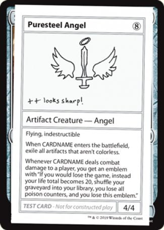 Puresteel Angel (2021 Edition) [Mystery Booster Playtest Cards] | Good Games Modbury