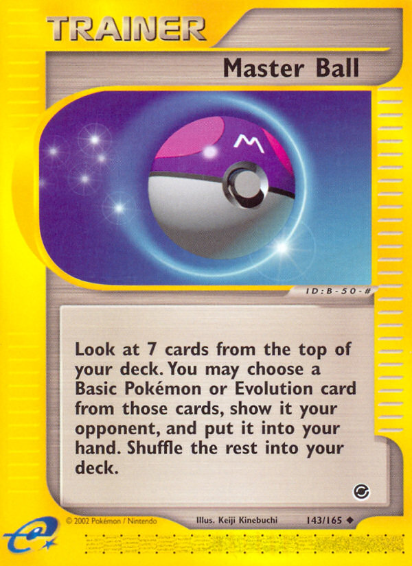 Master Ball (143/165) [Expedition: Base Set] | Good Games Modbury