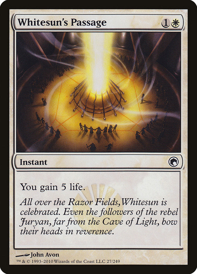 Whitesun's Passage [Scars of Mirrodin] | Good Games Modbury