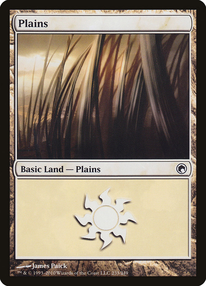 Plains (233) [Scars of Mirrodin] | Good Games Modbury