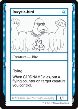 Recycla-bird (2021 Edition) [Mystery Booster Playtest Cards] | Good Games Modbury