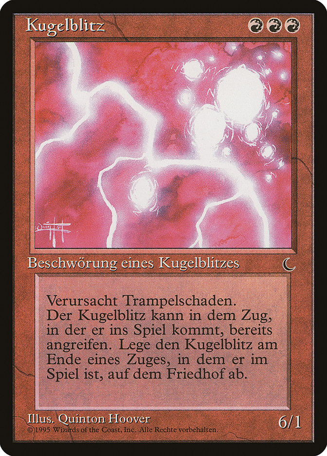 Ball Lightning (German) - "Kugelblitz" [Renaissance] | Good Games Modbury