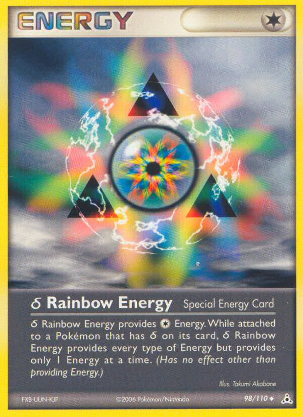 Rainbow Energy (98/110) (Delta Species) [EX: Holon Phantoms] | Good Games Modbury