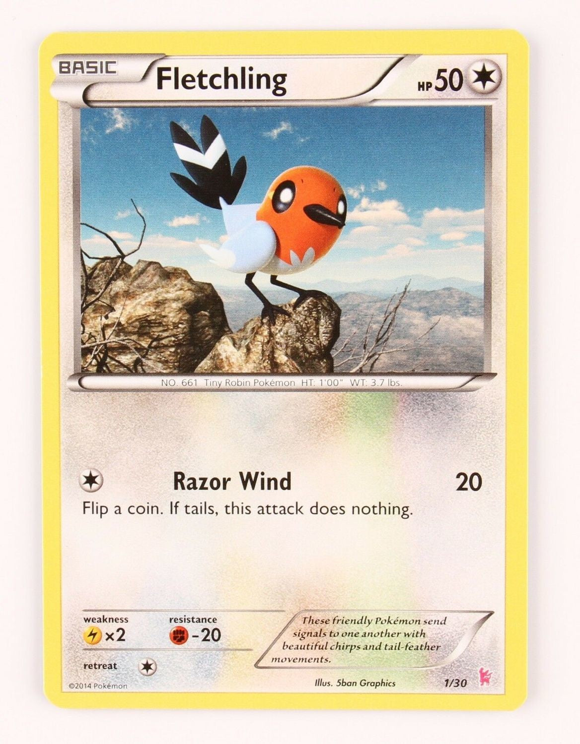 Fletchling (1/30) [XY: Trainer Kit - Sylveon] | Good Games Modbury