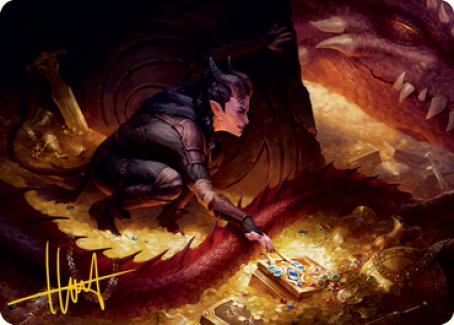 Hoard Robber Art Card (Gold-Stamped Signature) [Dungeons & Dragons: Adventures in the Forgotten Realms Art Series] | Good Games Modbury