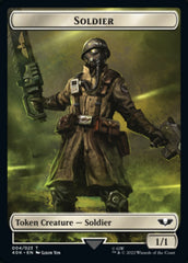 Soldier (004) // Vanguard Suppressor Double-Sided Token (Surge Foil) [Universes Beyond: Warhammer 40,000 Tokens] | Good Games Modbury