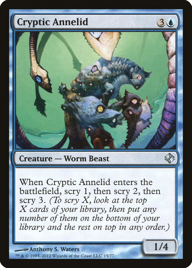 Cryptic Annelid [Duel Decks: Venser vs. Koth] | Good Games Modbury