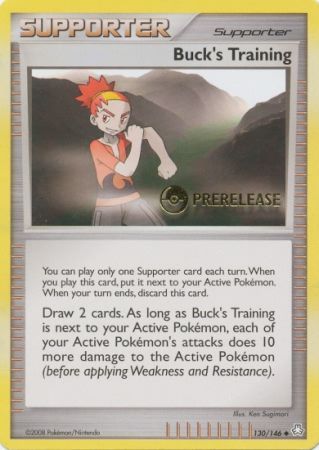 Bucks Training (130/146) (Prerelease Promo) [Diamond & Pearl: Legends Awakened] | Good Games Modbury