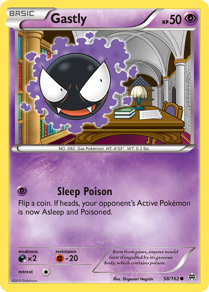 Gastly (58/162) [XY: BREAKthrough] | Good Games Modbury