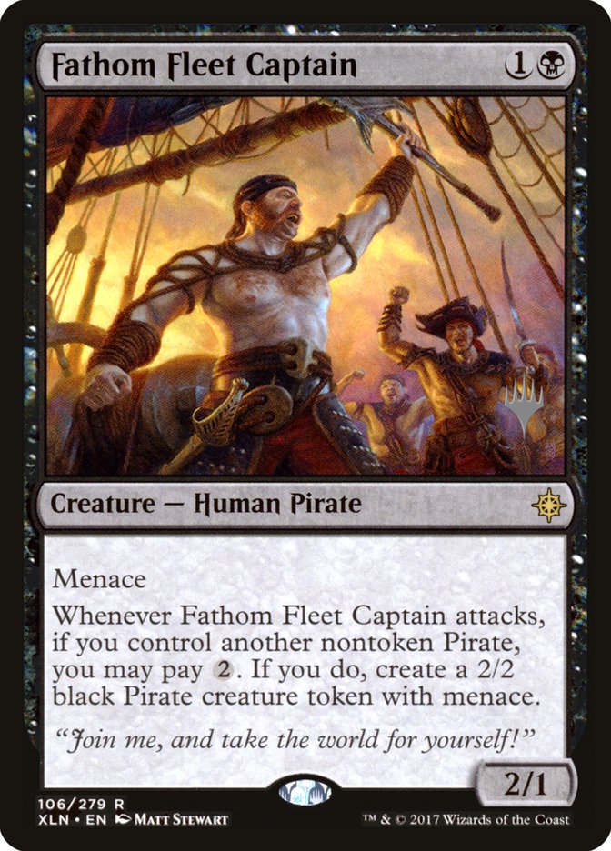 Fathom Fleet Captain (Promo Pack) [Ixalan Promos] | Good Games Modbury