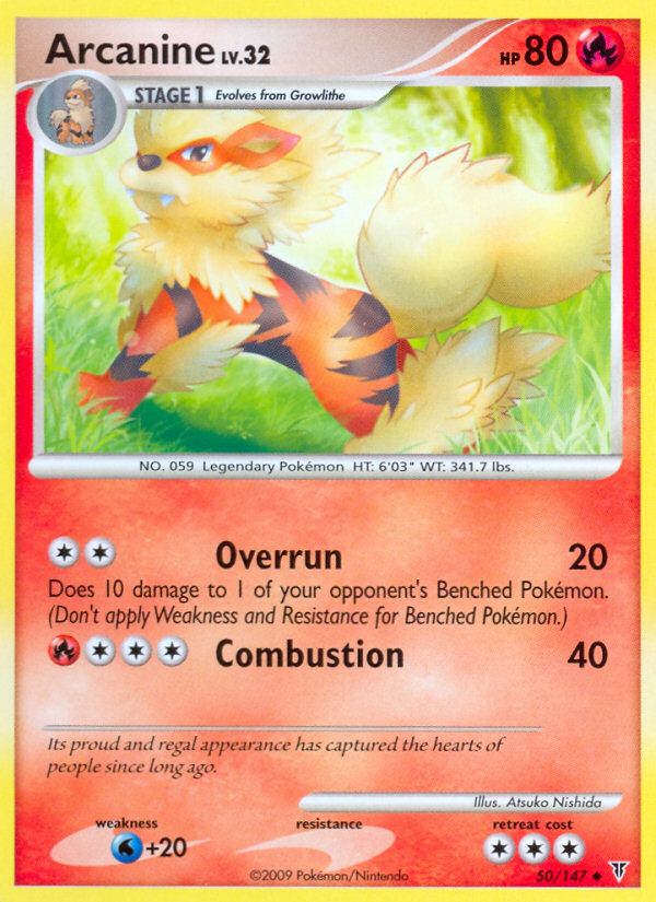 Arcanine (50/147) [Platinum: Supreme Victors] | Good Games Modbury