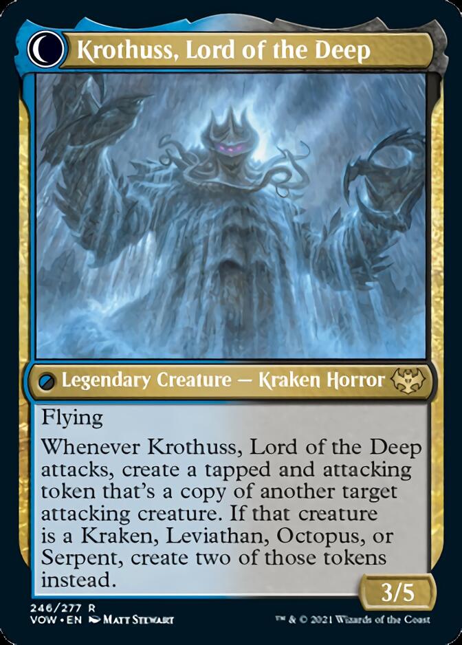 Runo Stromkirk // Krothuss, Lord of the Deep [Innistrad: Crimson Vow] | Good Games Modbury