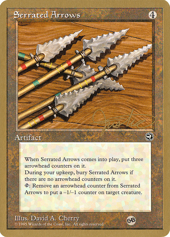 Serrated Arrows (Mark Justice) (SB) [Pro Tour Collector Set] | Good Games Modbury