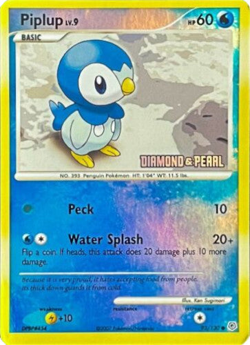 Piplup (93/130) (Diamond and Pearl) [Burger King Promos: 2008 Collection] | Good Games Modbury