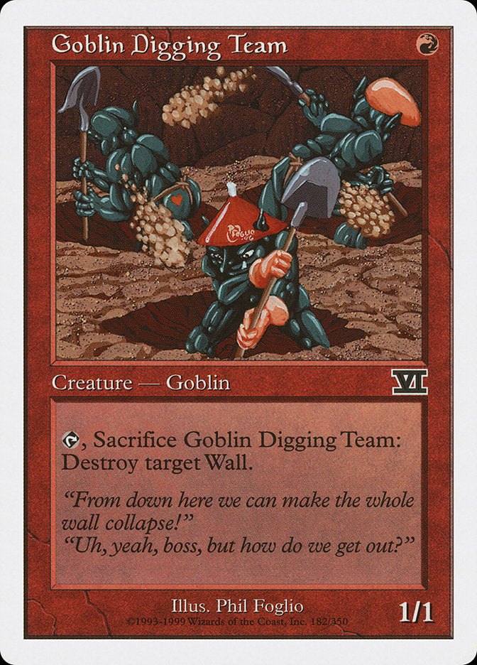 Goblin Digging Team [Classic Sixth Edition] | Good Games Modbury