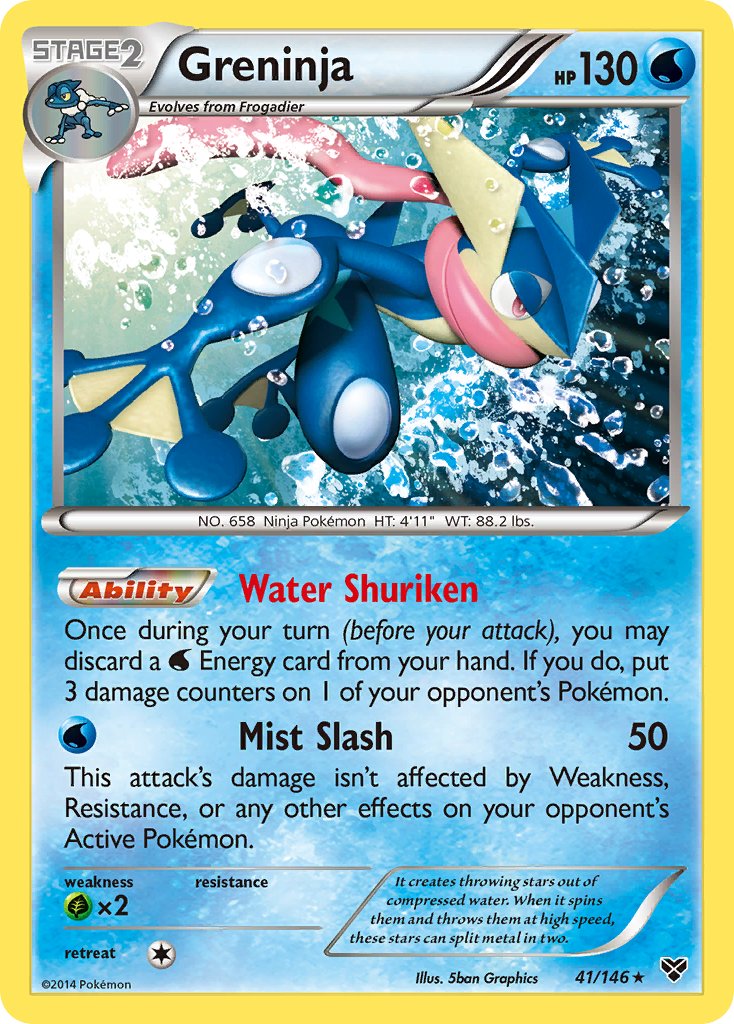 Greninja (41/146) (Cosmos Holo) (Blister Exclusive) [XY: Base Set] | Good Games Modbury