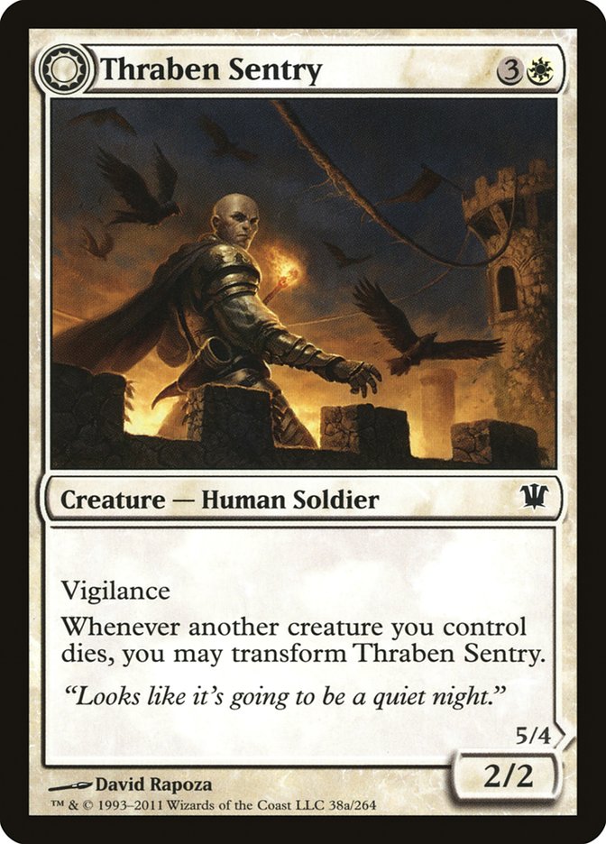 Thraben Sentry // Thraben Militia [Innistrad] | Good Games Modbury