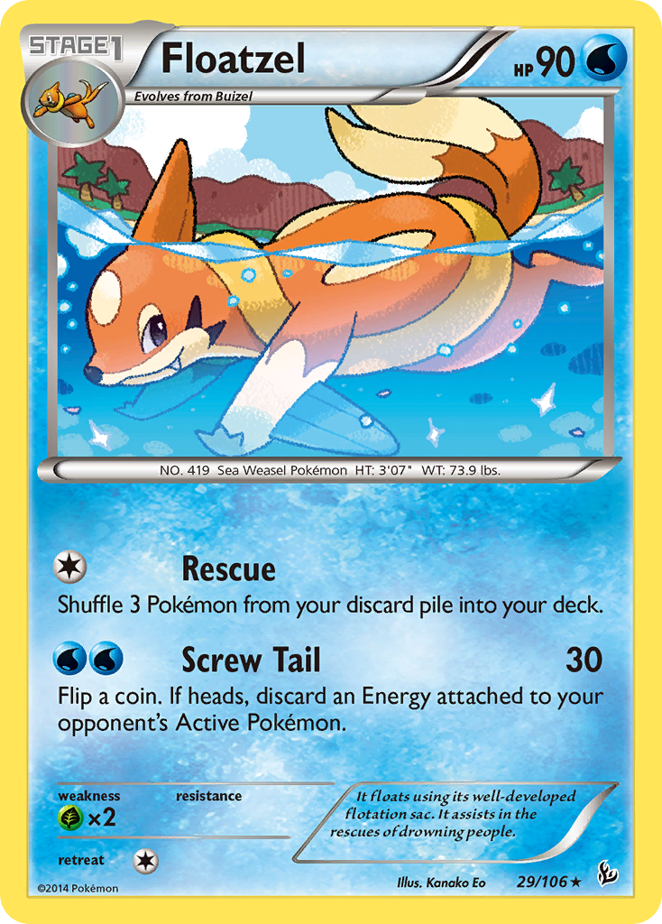 Floatzel (29/106) [XY: Flashfire] | Good Games Modbury