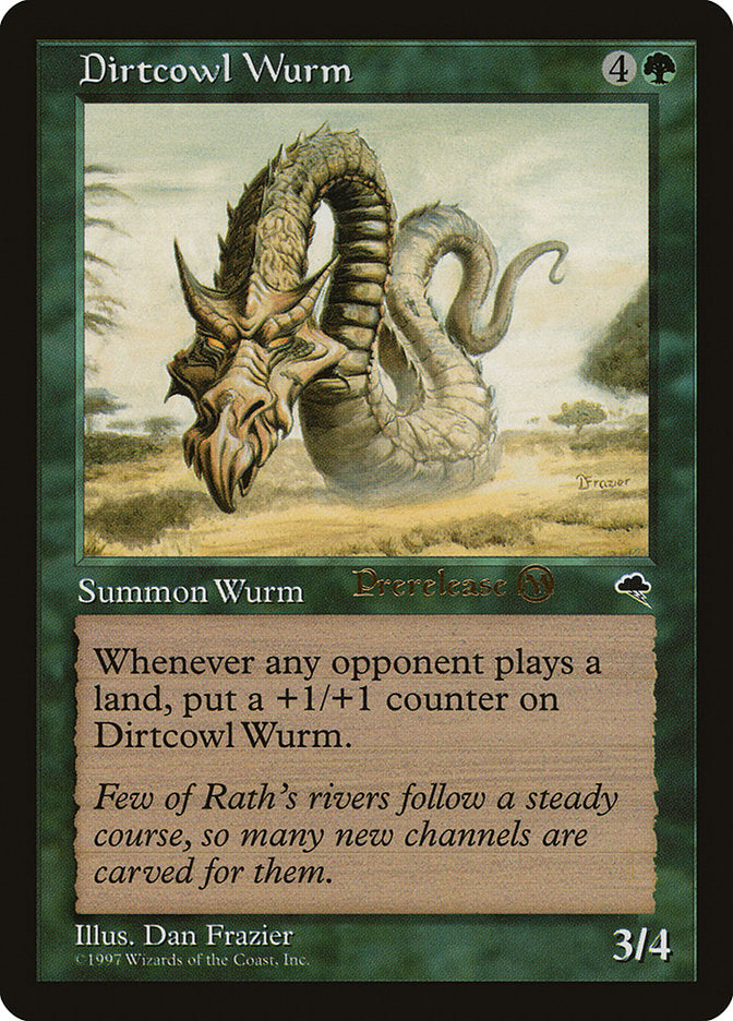 Dirtcowl Wurm [Tempest Promos] | Good Games Modbury