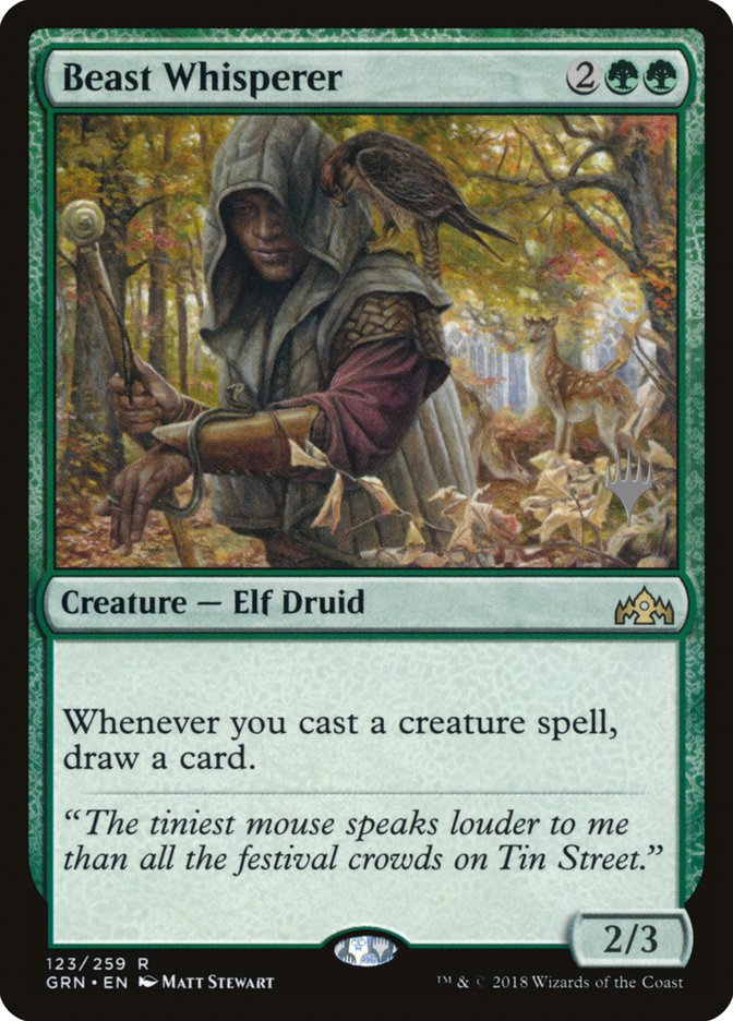 Beast Whisperer (Promo Pack) [Guilds of Ravnica Promos] | Good Games Modbury