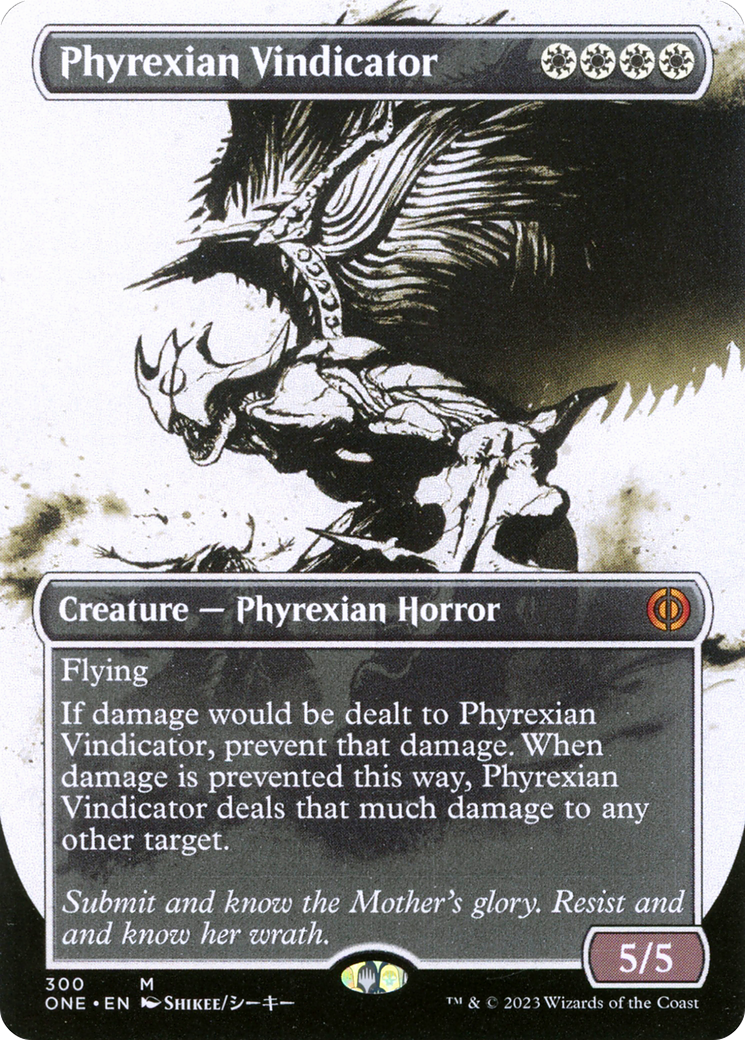 Phyrexian Vindicator (Borderless Ichor) [Phyrexia: All Will Be One] | Good Games Modbury