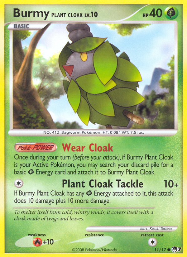 Burmy Plant Cloak (11/17) [POP Series 7] | Good Games Modbury