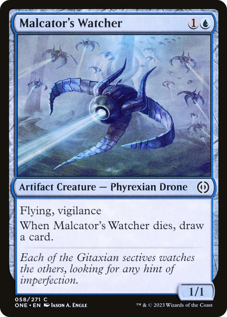 Malcator's Watcher [Phyrexia: All Will Be One] | Good Games Modbury