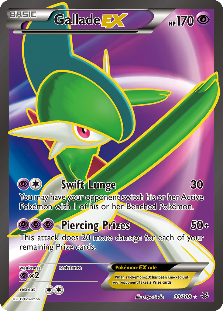 Gallade EX (99/108) [XY: Roaring Skies] | Good Games Modbury