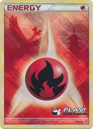 Fire Energy (89/95) (Play Pokemon Promo) [HeartGold & SoulSilver: Call of Legends] | Good Games Modbury