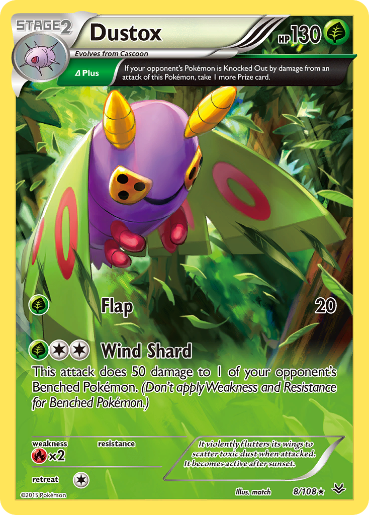 Dustox (8/108) [XY: Roaring Skies] | Good Games Modbury