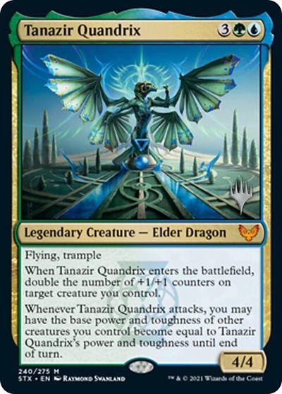 Tanazir Quandrix (Promo Pack) [Strixhaven: School of Mages Promos] | Good Games Modbury