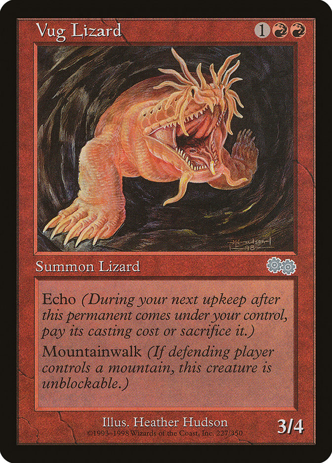 Vug Lizard [Urza's Saga] | Good Games Modbury