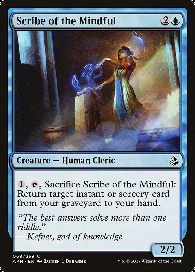 Scribe of the Mindful [Amonkhet] | Good Games Modbury