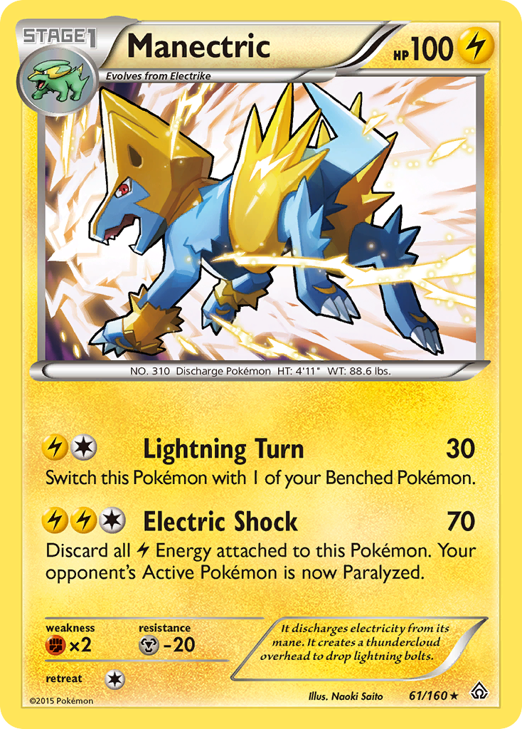 Manectric (61/160) [XY: Primal Clash] | Good Games Modbury