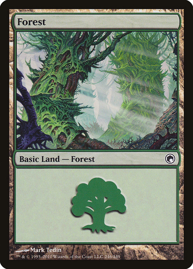 Forest (246) [Scars of Mirrodin] | Good Games Modbury