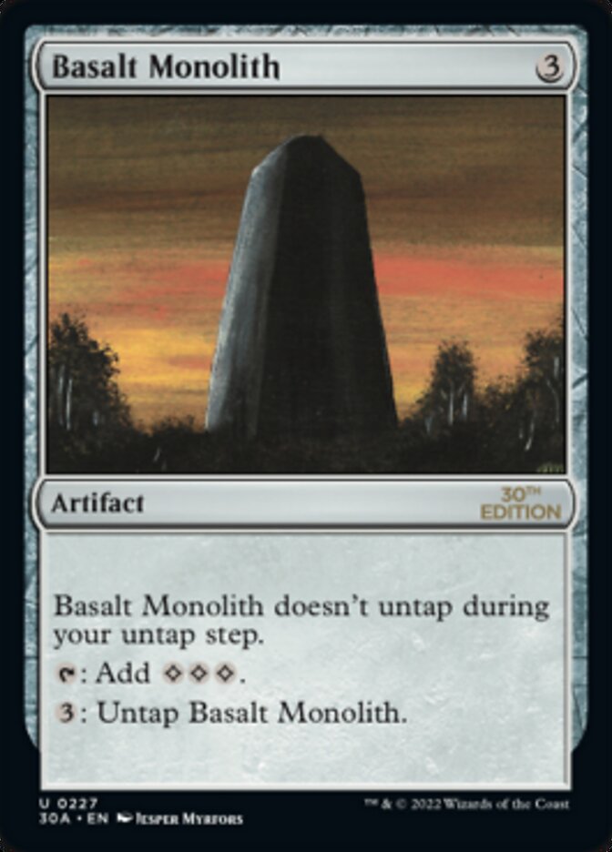 Basalt Monolith [30th Anniversary Edition] | Good Games Modbury