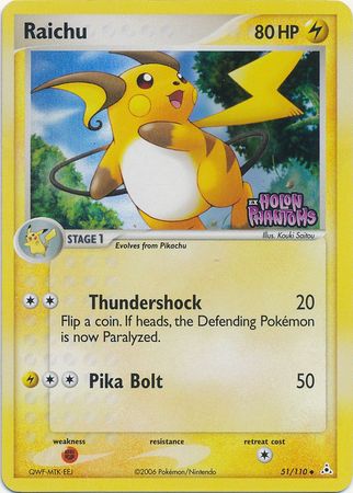 Raichu (51/110) (Stamped) [EX: Holon Phantoms] | Good Games Modbury