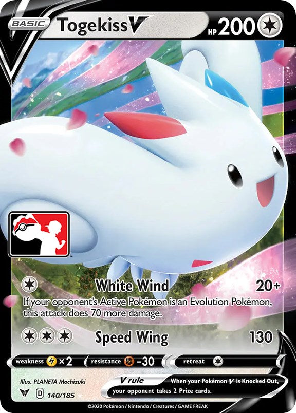 Togekiss V (140/185) [Prize Pack Series One] | Good Games Modbury