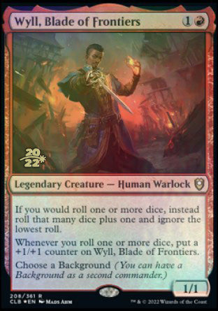 Wyll, Blade of Frontiers [Commander Legends: Battle for Baldur's Gate Prerelease Promos] | Good Games Modbury