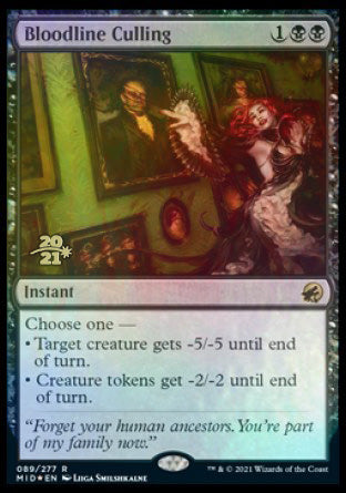 Bloodline Culling [Innistrad: Midnight Hunt Prerelease Promos] | Good Games Modbury