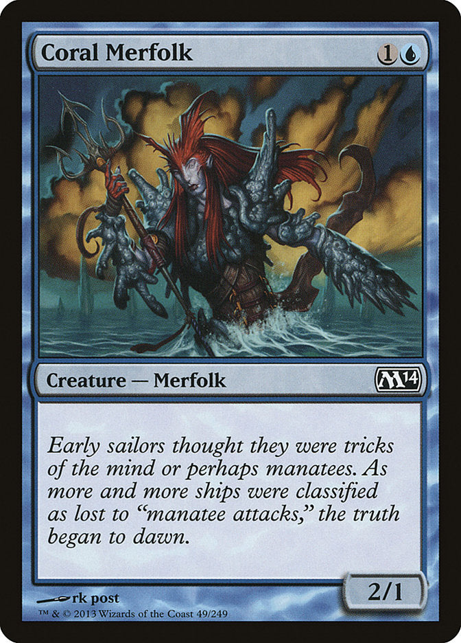 Coral Merfolk [Magic 2014] | Good Games Modbury