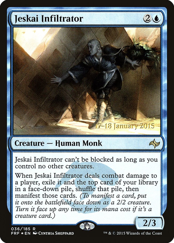 Jeskai Infiltrator [Fate Reforged Prerelease Promos] | Good Games Modbury