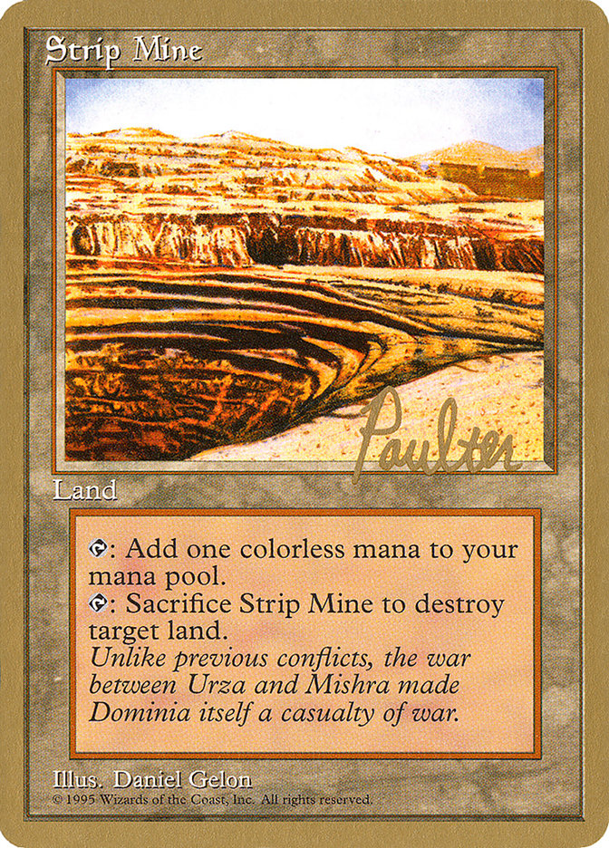 Strip Mine (Preston Poulter) [Pro Tour Collector Set] | Good Games Modbury