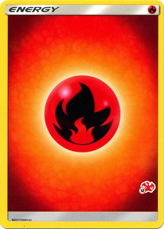 Fire Energy (Charizard Stamp #12) [Battle Academy 2020] | Good Games Modbury