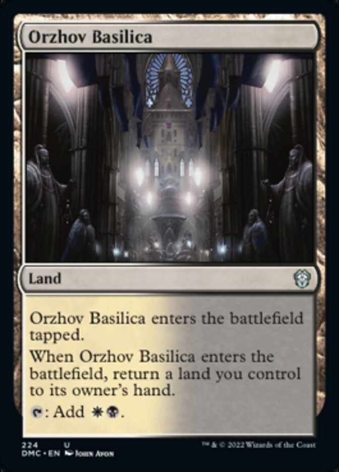 Orzhov Basilica [Dominaria United Commander] | Good Games Modbury