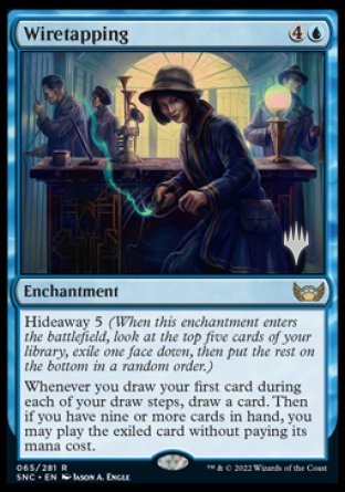 Wiretapping (Promo Pack) [Streets of New Capenna Promos] | Good Games Modbury