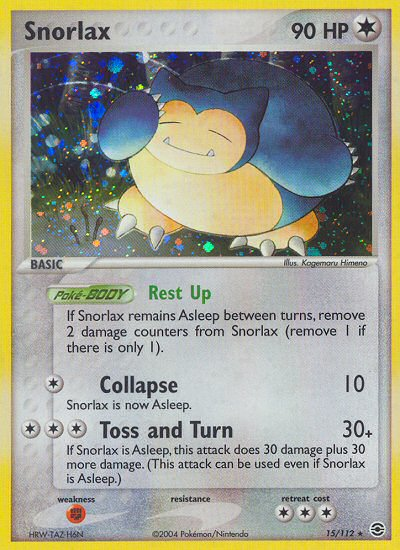Snorlax (15/112) [EX: FireRed & LeafGreen] | Good Games Modbury