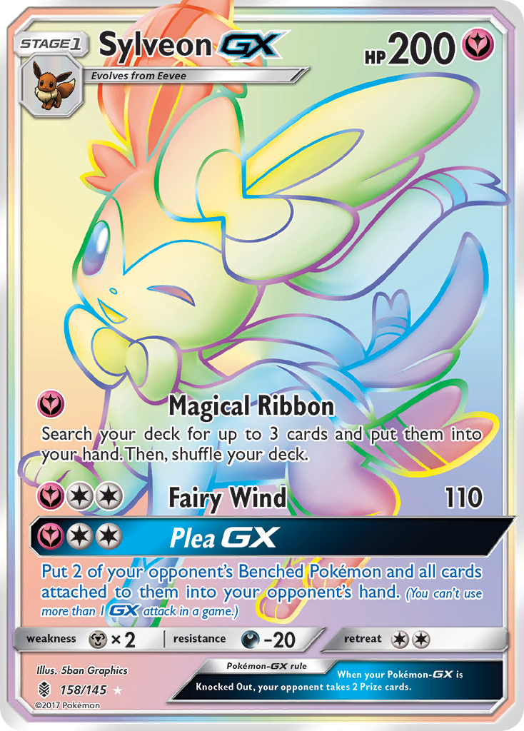 Sylveon GX (158/145) [Sun & Moon: Guardians Rising] | Good Games Modbury